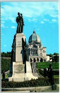 M-4520 Statue of St Joseph and Saint Joseph Oratory Montreal Quebec Canada