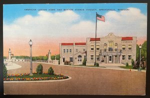 Vintage Postcard 1930-1945 American Legion Home, Springfield, Missouri (MO)