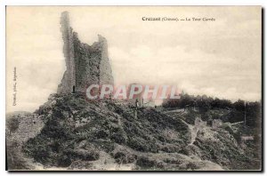 Old Postcard Crozant Creuse La Tour Carree