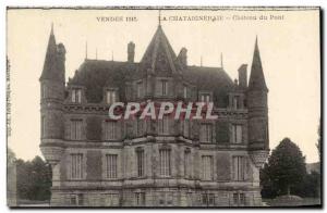 Old Postcard Chataigneraie Vendee the Chateau du Pont