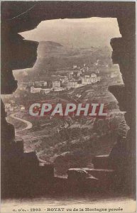 Old Postcard Royat saw Mountain breakthrough