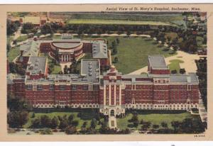 Minnesota Rochester Aerial View Of St Mary's Hospital Curteich
