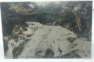 Ryuzu Waterfall at Nikkoi Vintage Postcard c1910