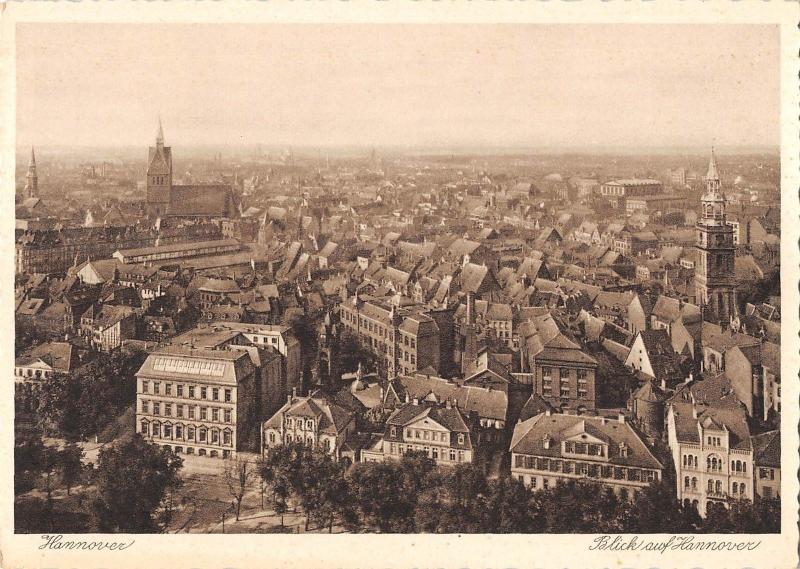 BG40314 blick auf hannover real photo   germany