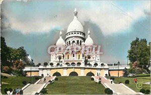 Modern Postcard Paris Basilica of Sacre Coeur in Montmartre (1876 1910)
