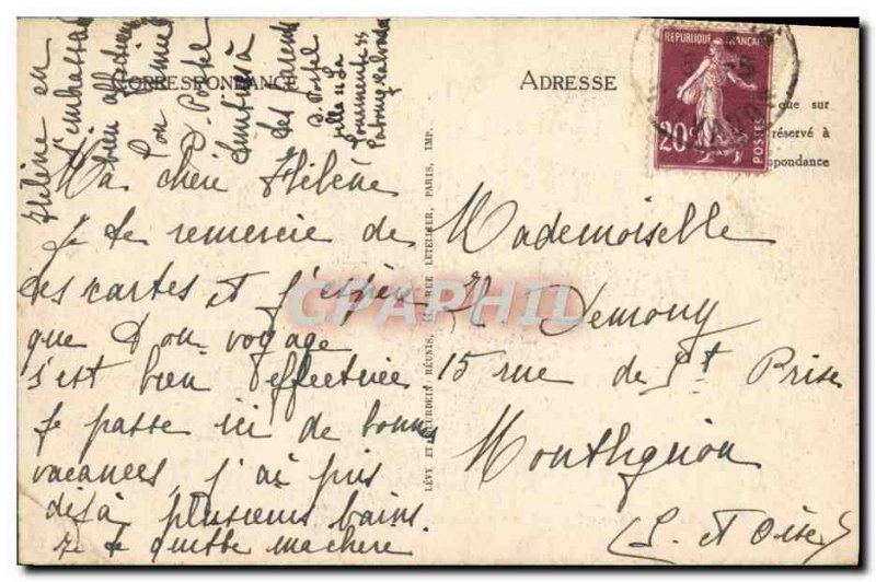 Old Postcard Cabourg Grand Hotel and Gardens