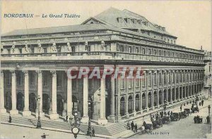 Postcard Old Bordeaux Grand Theater