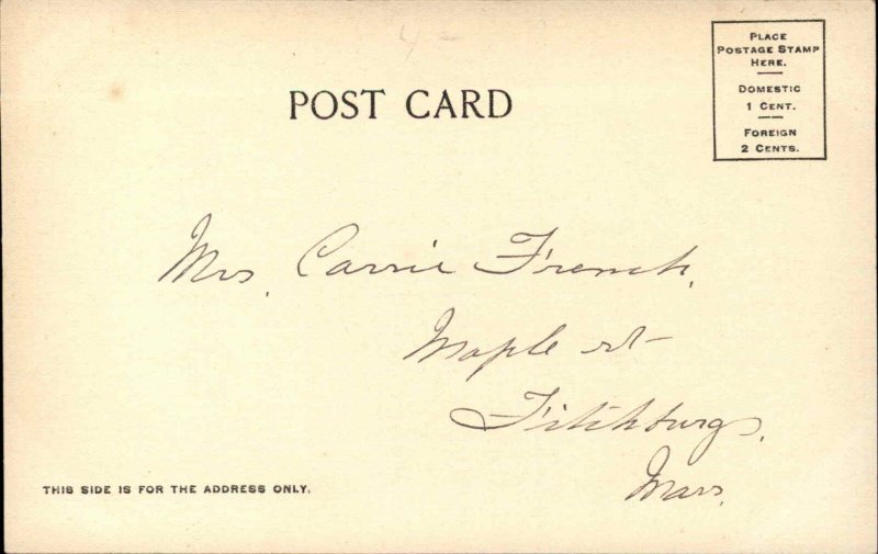 New York City NYC Barnard College Columbia University Detroit Pub c1910 Postcard