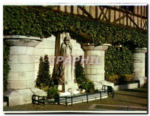 CARTE Postale Old statue of Joan of Arc Real del Sarte Sculptor SPA Paris