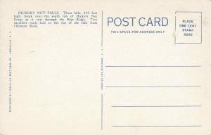 Postcard Hickory Nut Falls North Carolina