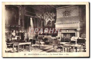 Old Postcard Montresor I and L the Grand Salon