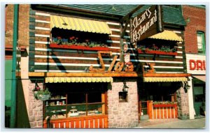 GRAVENHURST, Ontario, Canada ~ Roadside SLOAN'S RESTAURANT c1950s  Postcard