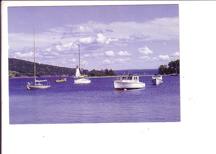 Sail Boats, Bras d'Or Lakes, Baddeck, Bay Cape Breton, Nova Scotia,