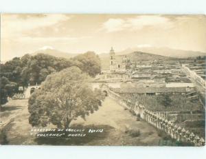 Pre-1950 rppc NICE VIEW Puebla Mexico i3632