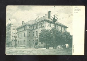 GREENSBORO SOUTH CAROLINA U.S. POST OFFICE VINTAGE POSTCARD PEARLE BIGGS NELLIE