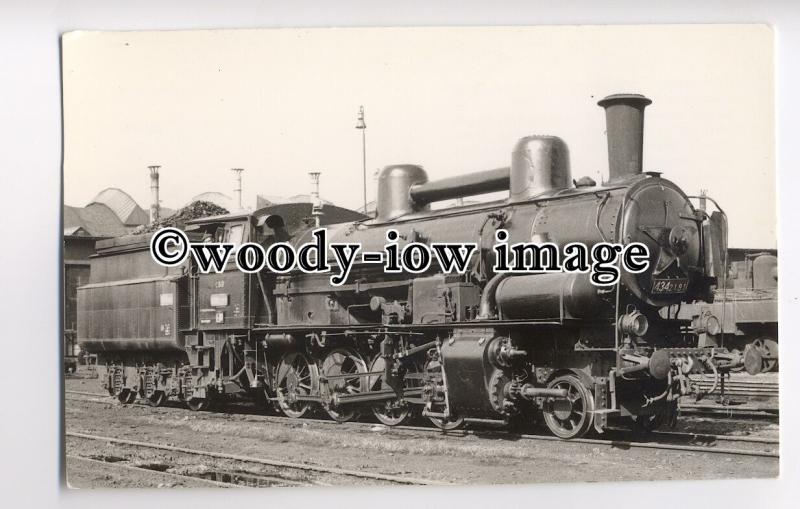 ry1183 - Czechoslavakian Railway Engine no 434.2191 - postcard