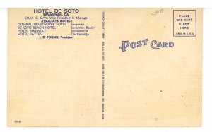 GA - Savannah. Hotel De Soto