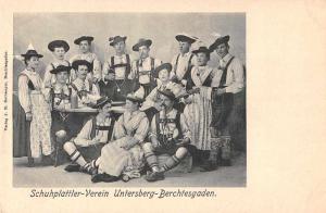 Germany Greetings Schuhplattler Club Untersberg-Berchtesgaden Postcard J76369