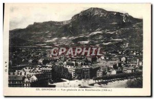 Old Postcard Grenoble Vue Generale And The Moucherotte