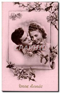 Old Postcard Fancy Happy Valentine couples