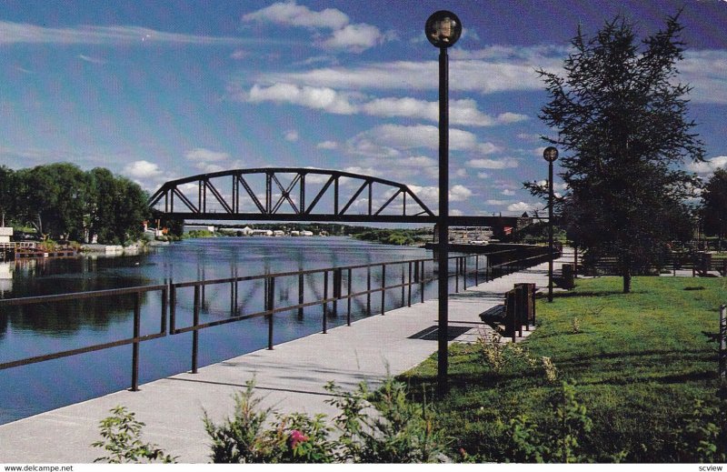 AMOS, Quebec, 1940s-Present; Park and River Scene