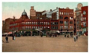 Massachusetts Lynn Central Square , Trolley 