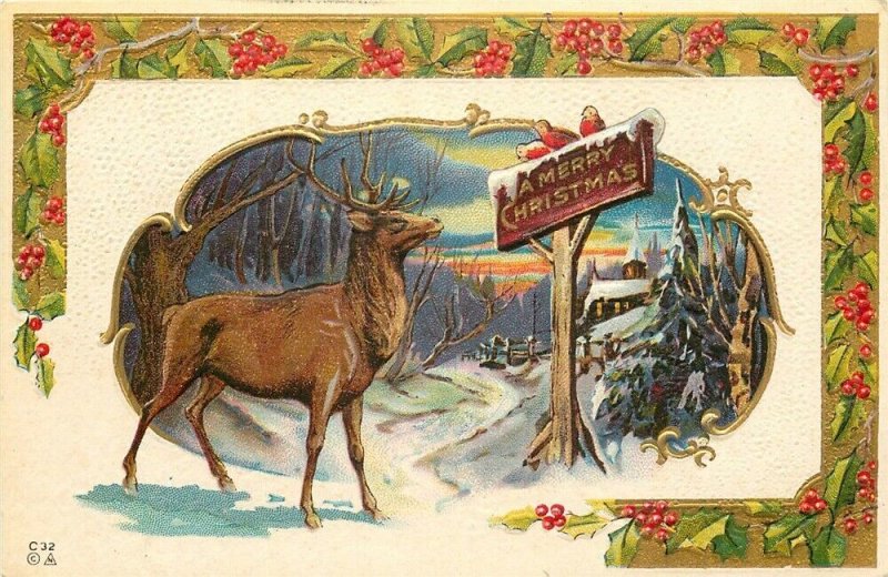 Christmas Greetings, Lot of 5, Lot Number 31