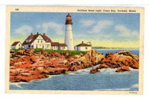 ME - Portland, Cape Elizabeth. Portland Head Lighthouse 
