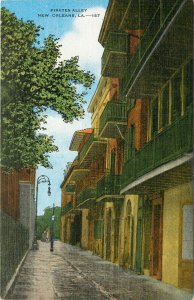 Pirates Alley New Orleans Louisiana LA Postcard