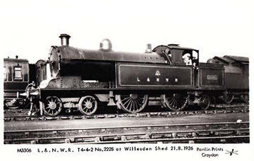 Willesden Shed Prospero Prince Of Wales Train Railway Photo Postcard