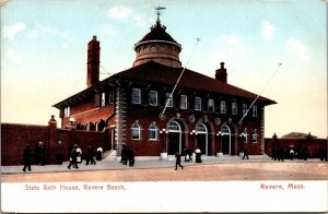 Postcard State Bath House in Revere Beach, Massachusetts~136646