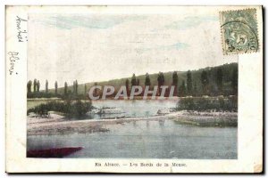 Old Postcard D Alsace In Alsace The Banks of the Meuse