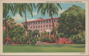 Postcard Army and Navy YMCA Building Honolulu Hawaii HI