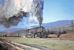 RAILROADBaltimore&Ohio 7606 class EM-1 Steam Locomotive traveling Corriganville