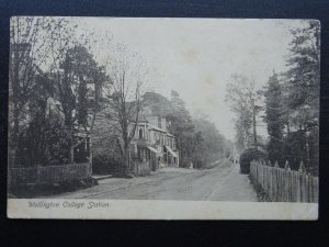 Berkshire Crowthorne WELLINGTON COLLEGE STATION c1905 Postcard