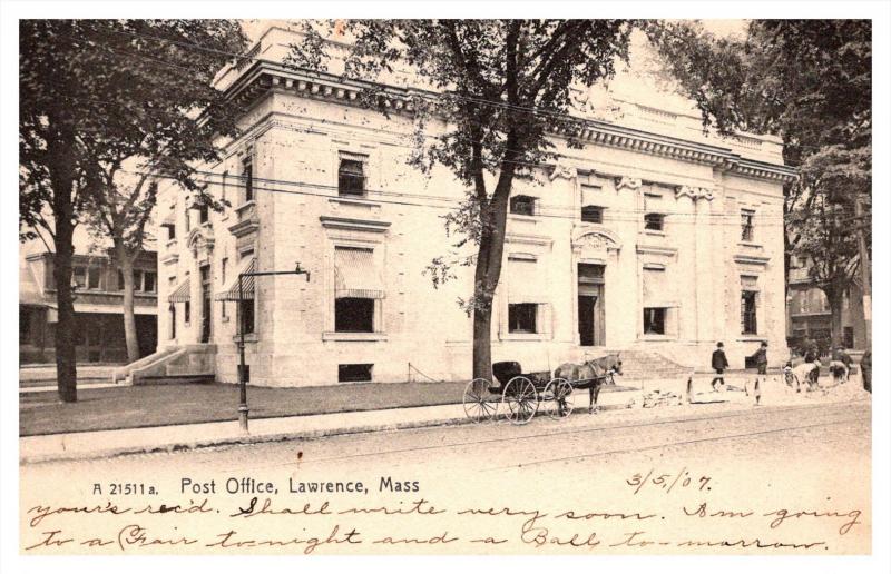 Massachusetts  Lawrence  Post Office