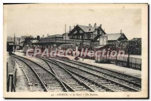 Old Postcard Lisieux Train