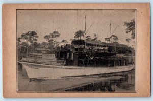 Mindanao Scenic Water Trip Across Florida Forbes Pioneer Boats Line Postcard