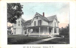 ME Parsonage Sidney, New York Postcard