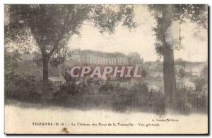 Old Postcard THE Thouars Chateau des Ducs de la Tremoille General view