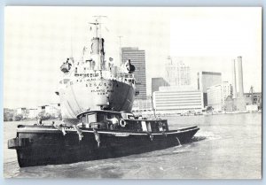 Atlantic Maru Kobe Ship Downtown Toledo Ohio OH International Shipping Postcard
