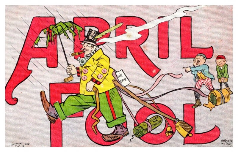 April Fool , signed