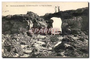 Royan Saint Palais Old Postcard Devil's Bridge