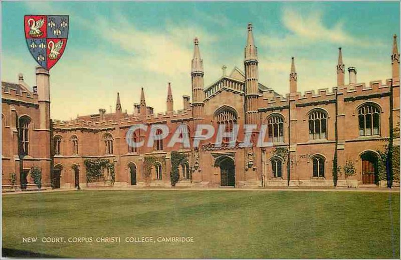 Postcard Modern Cambridge Corpus Christi College New Court