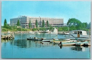 Vtg York Harbor Maine ME Marshall House Resort Hotel Unused Chrome View Postcard