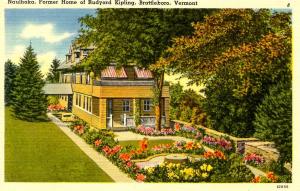 VT - Brattleboro. Naulhaka, former home of Rudyard Kipling