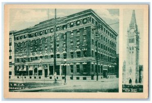 c1920's Building of Y.M.C.A. Ottawa Ontario Canada Unposted Antique Postcard