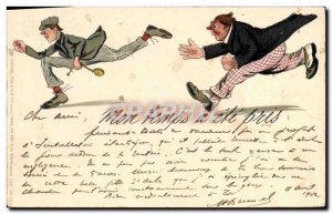 Old Postcard Fantasy Illustrator Thief Watch a gusset