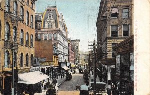 Providence Rhode Island 1906 Postcard Westminster Street Looking East