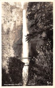 Multnomah Falls Real Photo - Portland, Oregon OR  